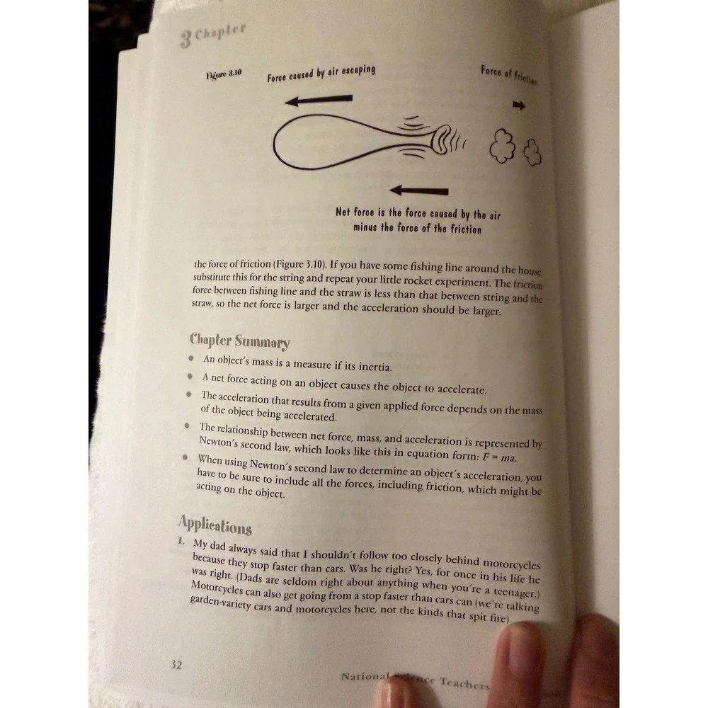 Stop Faking It Force & Motion William Robertson PhD NSTA Science Teacher Book
